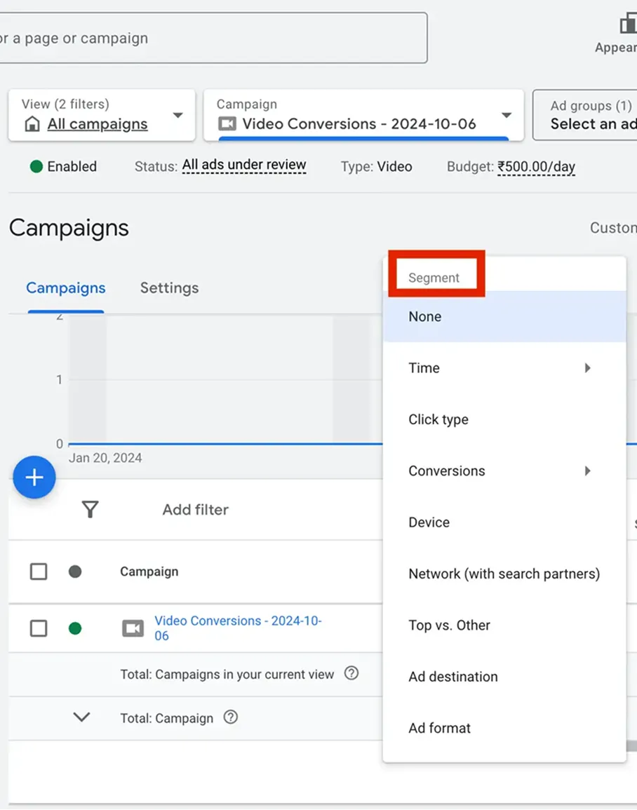 YouTube Ads Management