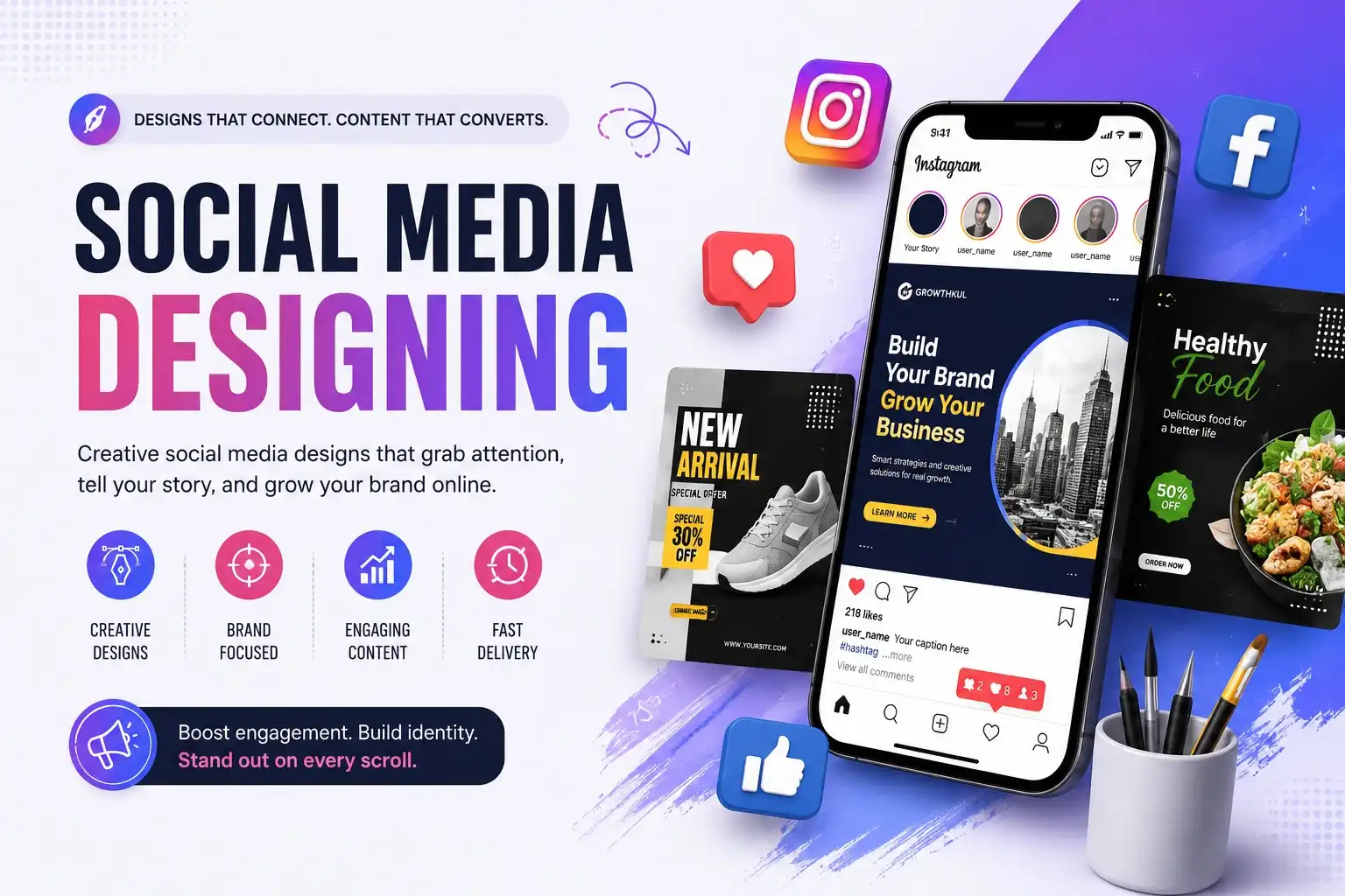 Social Media Design Service